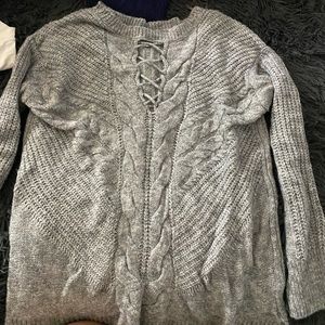 Cross cross oversized sweater